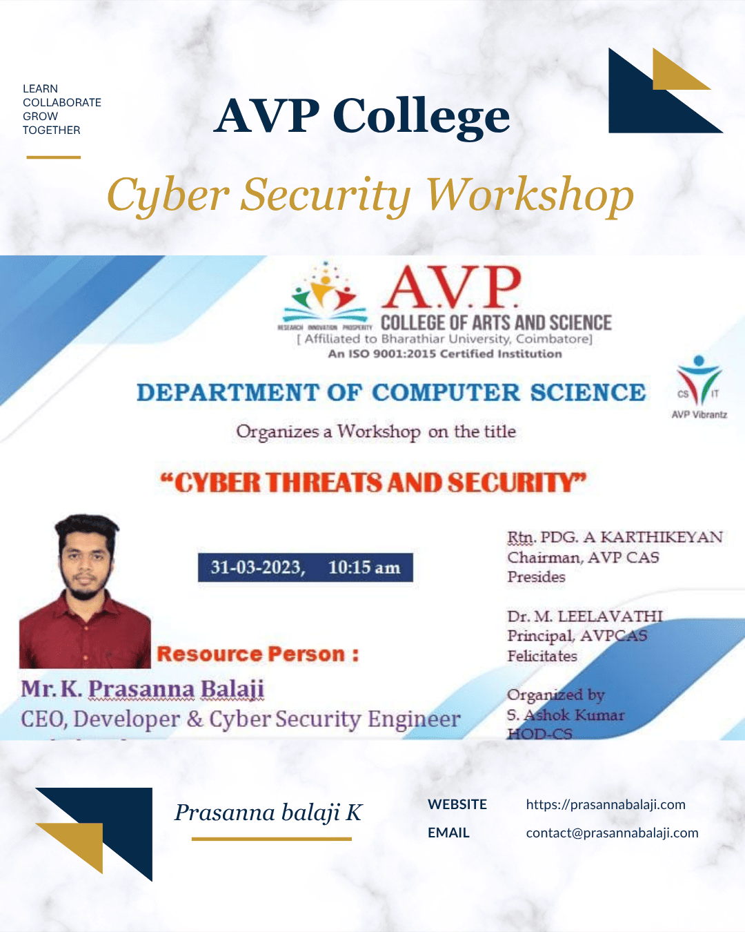 AVPCAS college session